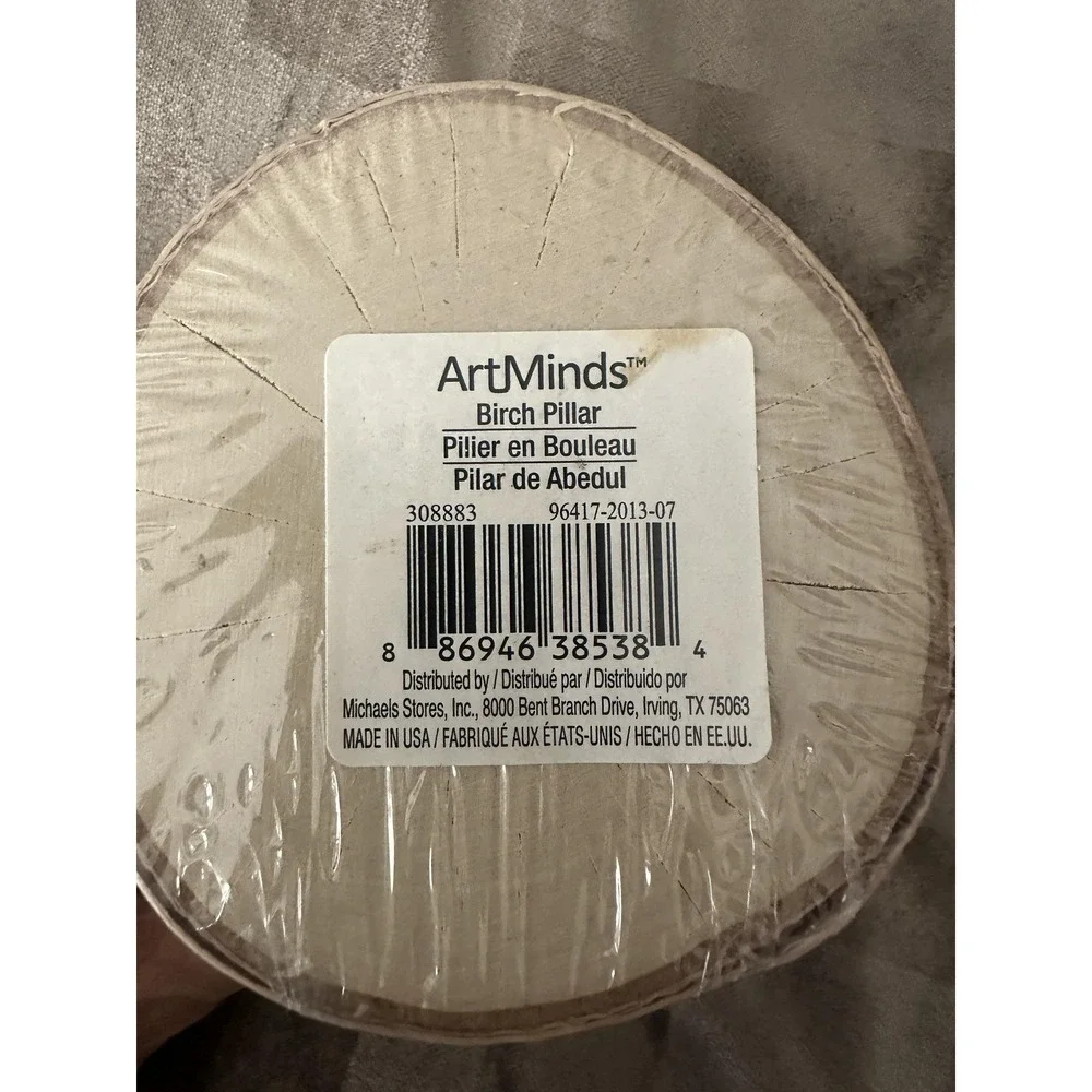 ArtMinds Birch Wood Rounds Slice Natural Unfinished Craft Decor Lot Of 6 USA - Picture 12 of 16